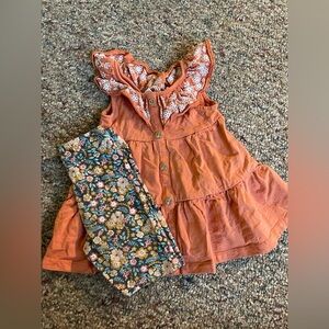 Savannah 2 piece set with biker shorts.